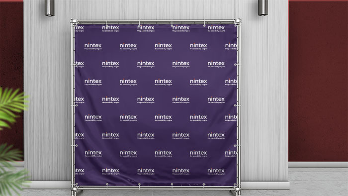 Dallas step and repeat backdrop