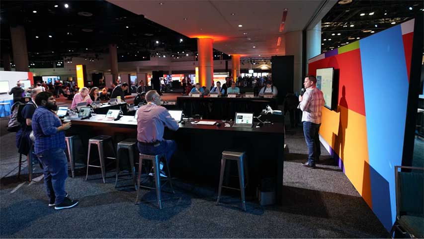 Microsoft Learn game show arena with live host